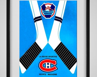 1969-1970 Vintage Montreal Canadiens Hockey Program - Digital Reproduction