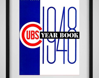 1948 Vintage Chicago Cubs Year Book - Digital Reproduction