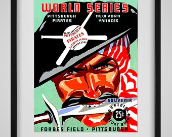 1938 Vintage Pittsburgh Pirates - New York Yankees - World Series Program (Phantom) - Digital Reproduction