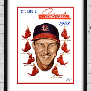 1953 Vintage St Louis Cardinals Yearbook - Stan Musial - Digital Reproduction