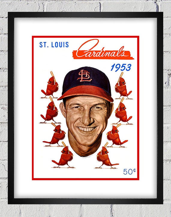 1953 Vintage St Louis Cardinals Yearbook - Stan Musial - Digital Reproduction