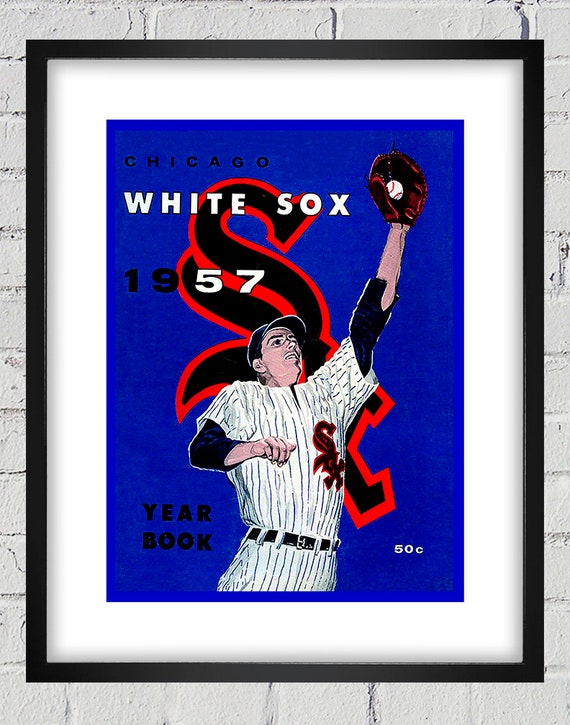 1957 Vintage Chicago White Sox Yearbook Cover - Digital Reproduction