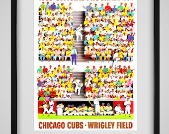 1955 Vintage Chicago Cubs Program - Digital Reproduction