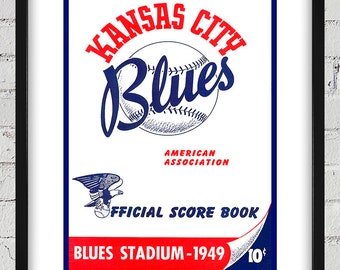 1949 Vintage Kansas City Blues ScoreBook Cover - Digital Reproduction