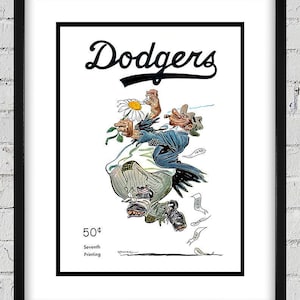 1951 Vintage Brooklyn Dodgers Bum Program Cover - Digital Reproduction