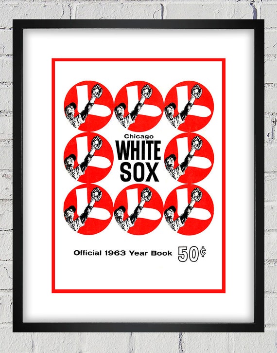 1963 Vintage Chicago White Sox Yearbook Cover - Digital Reproduction
