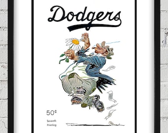 Brooklyn Dodgers Print - Etsy