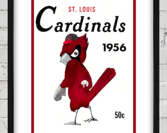 St. Louis Cardinals 1960 Yearbook Cover 18 x 14 Framed Print