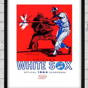 1964 Vintage Chicago White Sox ScoreCard Cover - Digital Reproduction