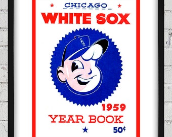 1959 Vintage Chicago White Sox Yearbook Cover - Digital Reproduction