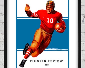 1936 Vintage Oregon State Beavers - Southern California Trojans Football Program Cover - Digital Reproduction