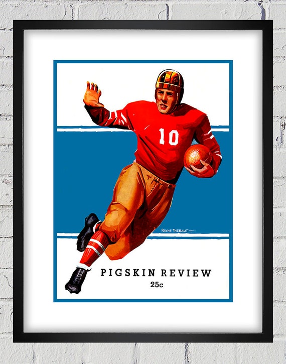 1936 Vintage Oregon State Beavers - Southern California Trojans Football Program Cover - Digital Reproduction