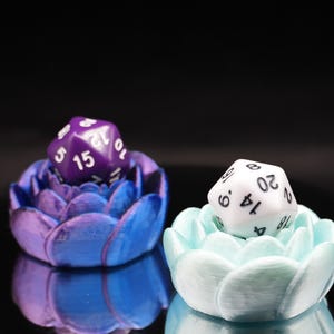 Flower Dice Guardian with D20