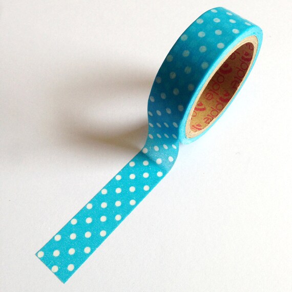 Blue Cool Cat Washi Tape, Planner Tapes