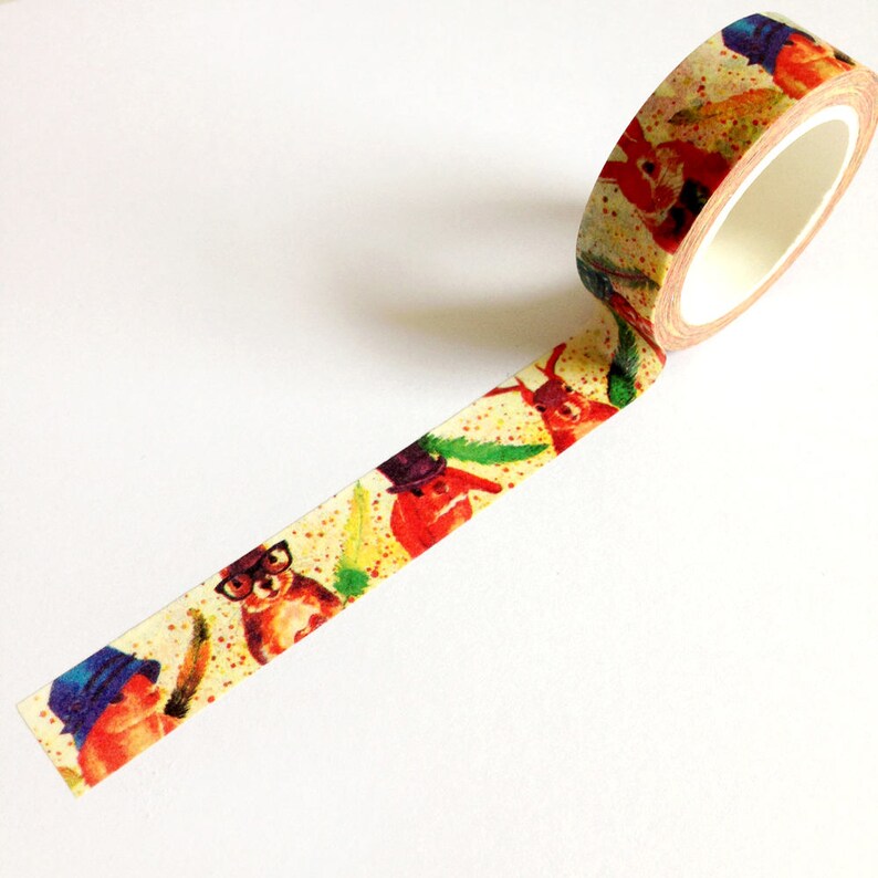 Bunny Rabbit Washi Tape Rabbits Masking Decorative Tape Etsy