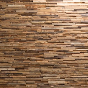 Wood Wall Panel Cladding Tiles Antique Wood Brushed [Incognito]