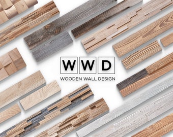 Fluted Wood Wall Art Panel Catalogue - Handmade panels from Reclaimed Wood, Unique and Eco-Friendly Décor for any room