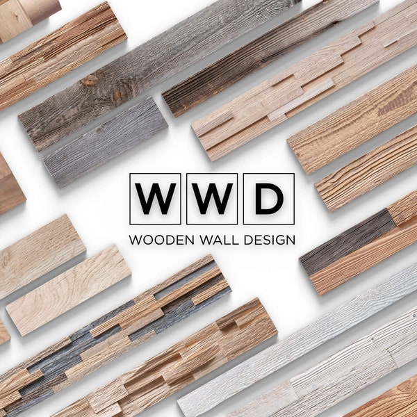 Fluted Wood Wall Art Panel Catalogue - Handmade panels from Reclaimed Wood, Unique and Eco-Friendly Décor for any room