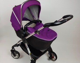 leather stroller handle cover