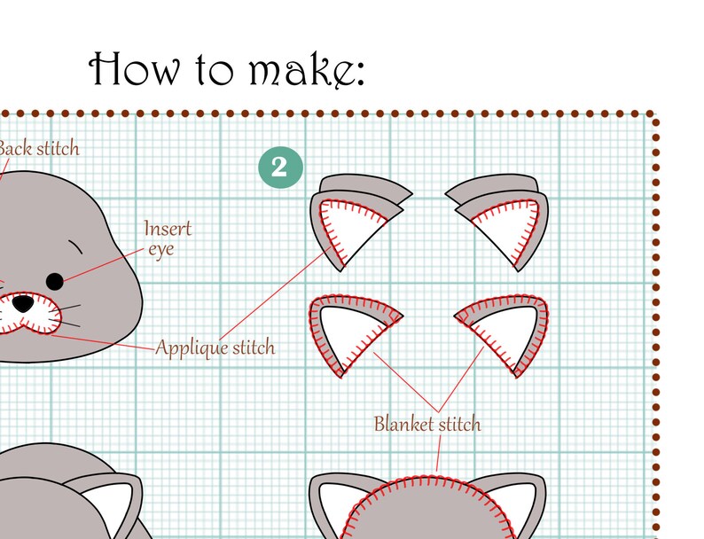 cat sewing pattern pdf