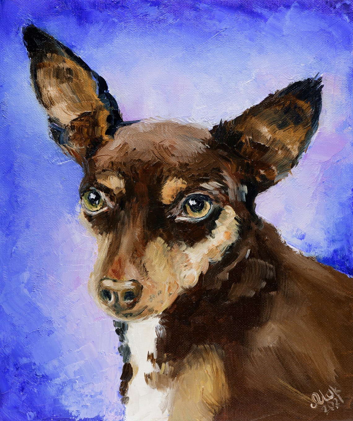 Draw My Dog Portrait Of My Pet Paint My Dog Pet Commission Etsy