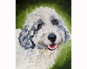 Custom Pet Portrait Original Oil Painting Draw My Dog Portrait Of My Pet Paint My Dog Pet Commission by NatalyMak