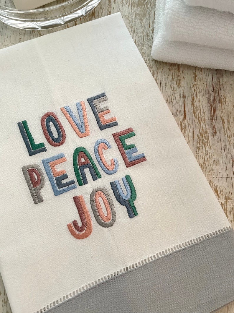 SquirrelHillCo Linen Guest Towel