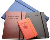 Personalised Custom Premium Hardcover Notebook Design A Truly Unique Journal Laser Engraved Gift (black, blue, brown, orange - A4,A5,A6)
