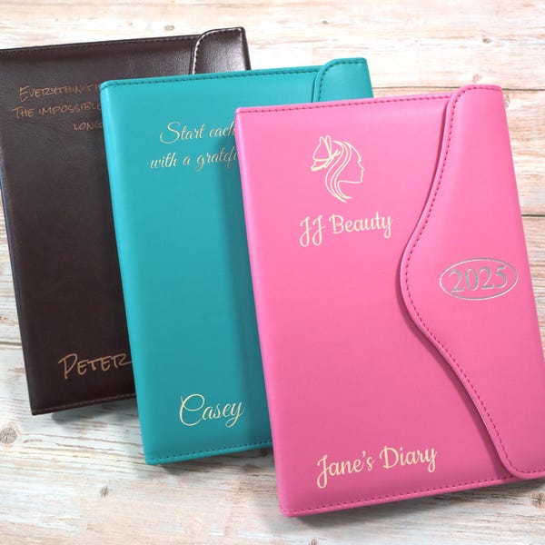 Personalised Diary 2025 Etsy UK