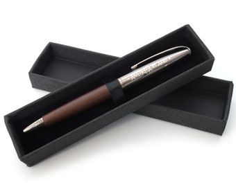 Personalised Custom Luxury Wooden Pen + Gift Box | Design A Truly Unique Present | Laser Engraved