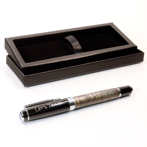 thumbnail image 2 of CustomDesign.Shop Personalised Laser Engraved Pen + Gift Box – World Design, Bespoke Gift 2 of 4