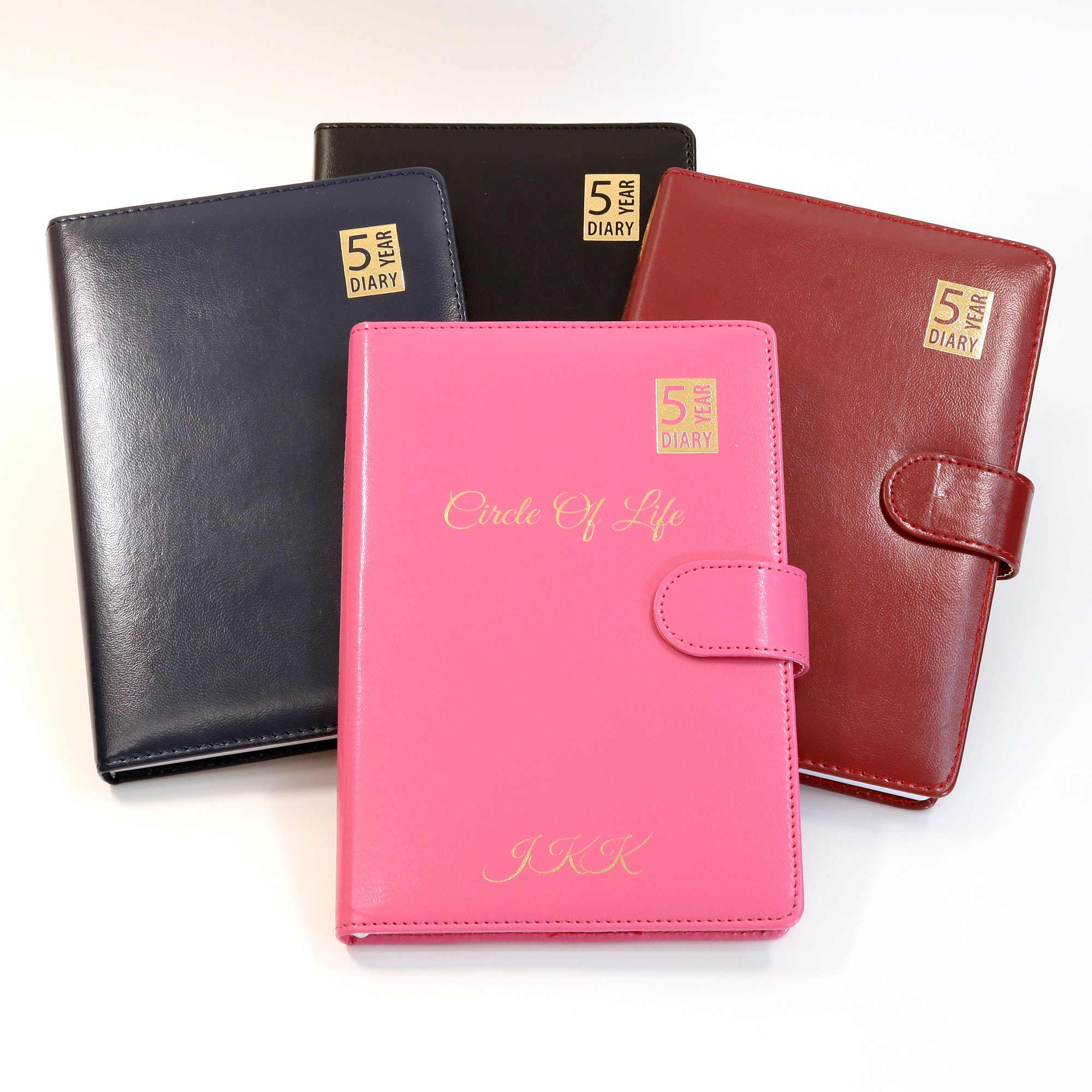 Personalised Custom Premium 5 Year Diary Organiser A5 Size | Design A ...