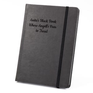 Personalised Hardcover Notebook A4,A5,A6 | Custom Engraved Journal | Practical Gift Idea Black