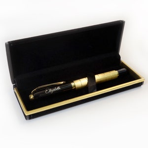 Personalised Custom Premium Golden Design Metal Pen Gift Box Design A Truly Unique Present Laser Engraved image 2