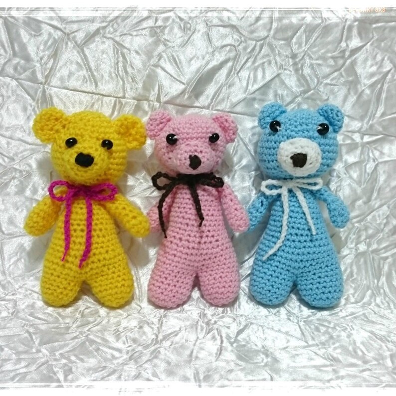 Bear toy crochet pattern Vintage baby toy PDF Instant Download Amigurumi pattern stuffed toy bear easy crochet pattern eco friendly toy