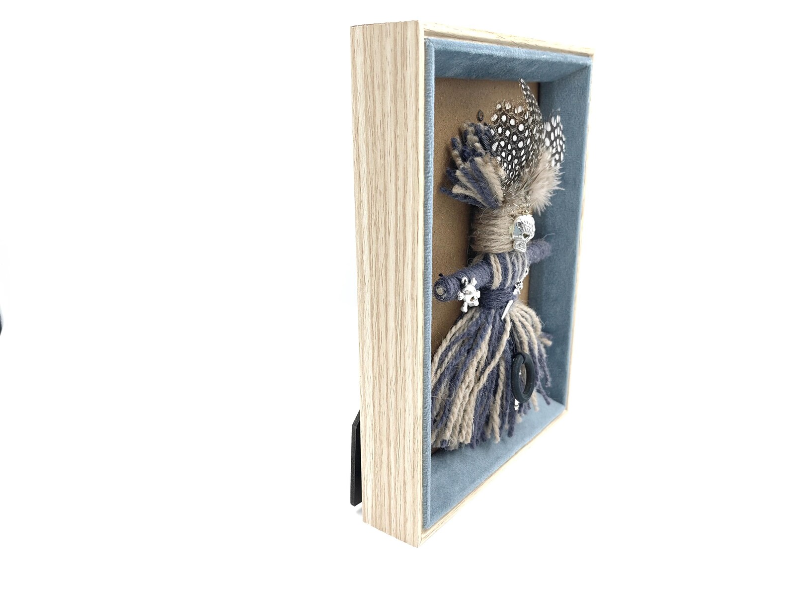 Voodoo Art Doll in Frame, Handmade Voodoo Hoodoo Figurine, Birthday ...