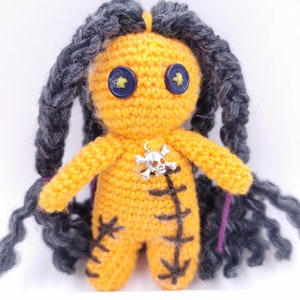 Geldzauber Voodoo-Puppe zum Geschenk für Freund, magische Voodoo-Poppet-Figur, geheimer Geist-Puppe, Plüsch-Stofftier, Weihnachtsgeschenk keltischer Voodoo