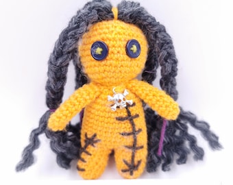 Money Spell Voodoo Doll to Gift for Friend, Magic Voodoo Poppet Figurine, Secret Spirit Doll, plush soft Toy, Christmas Gift Celtic Voodoo