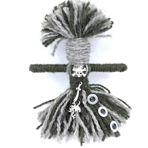 Geschenk Poppet Voodoo, kraftvolle Voodoo Puppe für Zauberrituale, Haus Protecton Talisman, Voodoo Figur Handgemacht, Auto Ornament für Erfolg