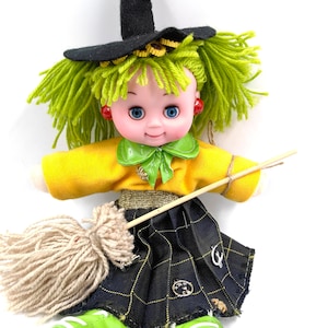 Muñeca de bruja de cocina, juguete de muñeca de bruja para niños, regalo de niña para nuevo hogar, muñeca grande y linda para jugar, trae buena suerte, figura de hada, juguete de acción para niños