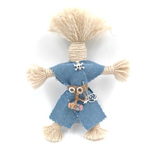 Voodoo Poppet Doll for Ritual Spell, Home Protection Poppet Charm, New HOme Gift Talisman,  Powerful Voodoo Art Figurine, Magic Ornament