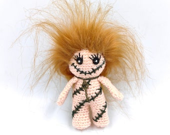 Voodoo Doll Cute Gift Knit Powerful voodoo Spell Doll for Altar Ritual Control your Target&#39;s MInd Amigurumi, Magic voodoo figurine protect