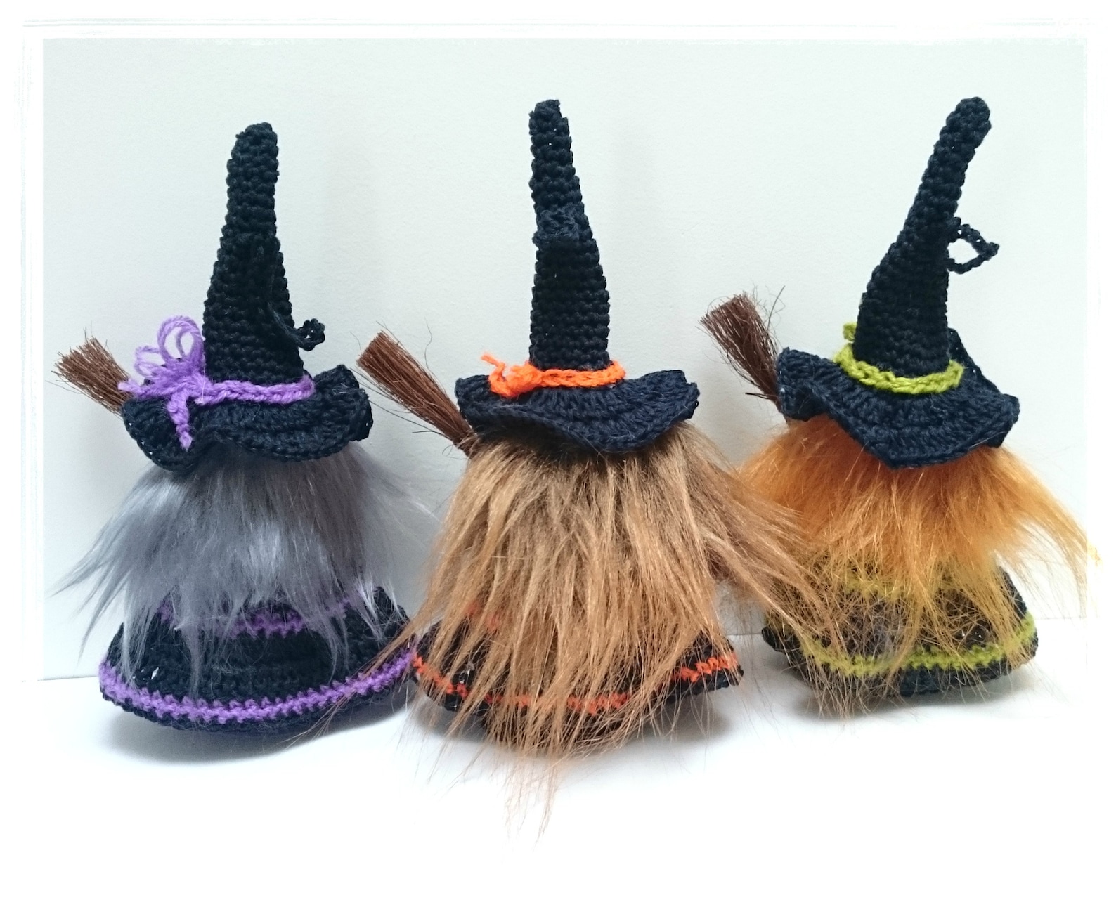 Set of 3 Witches Ornaments Hanging Kitchen Witch Doll Fairy | Etsy