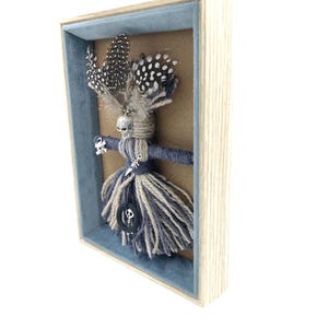 Voodoo Art Doll in Frame, Handmade Voodoo Hoodoo Figurine, Birthday ...