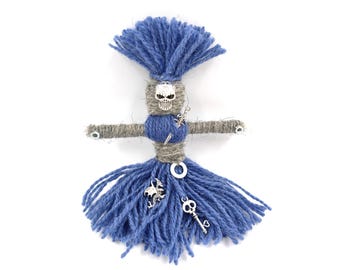 Bambola Voodoo – Statuetta rituale ad alto effetto, talismano d'amore e protezione, bambola Hoodoo fatta a mano, regalo spirituale per la nuova casa