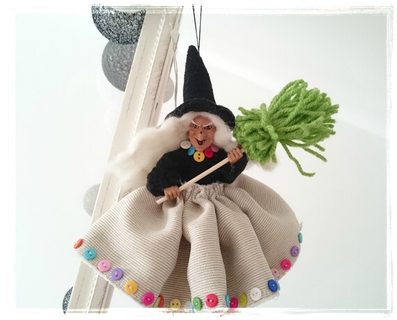 Kitchen Witch Good Luck Witch Doll Norway Kitchen Witch Etsy