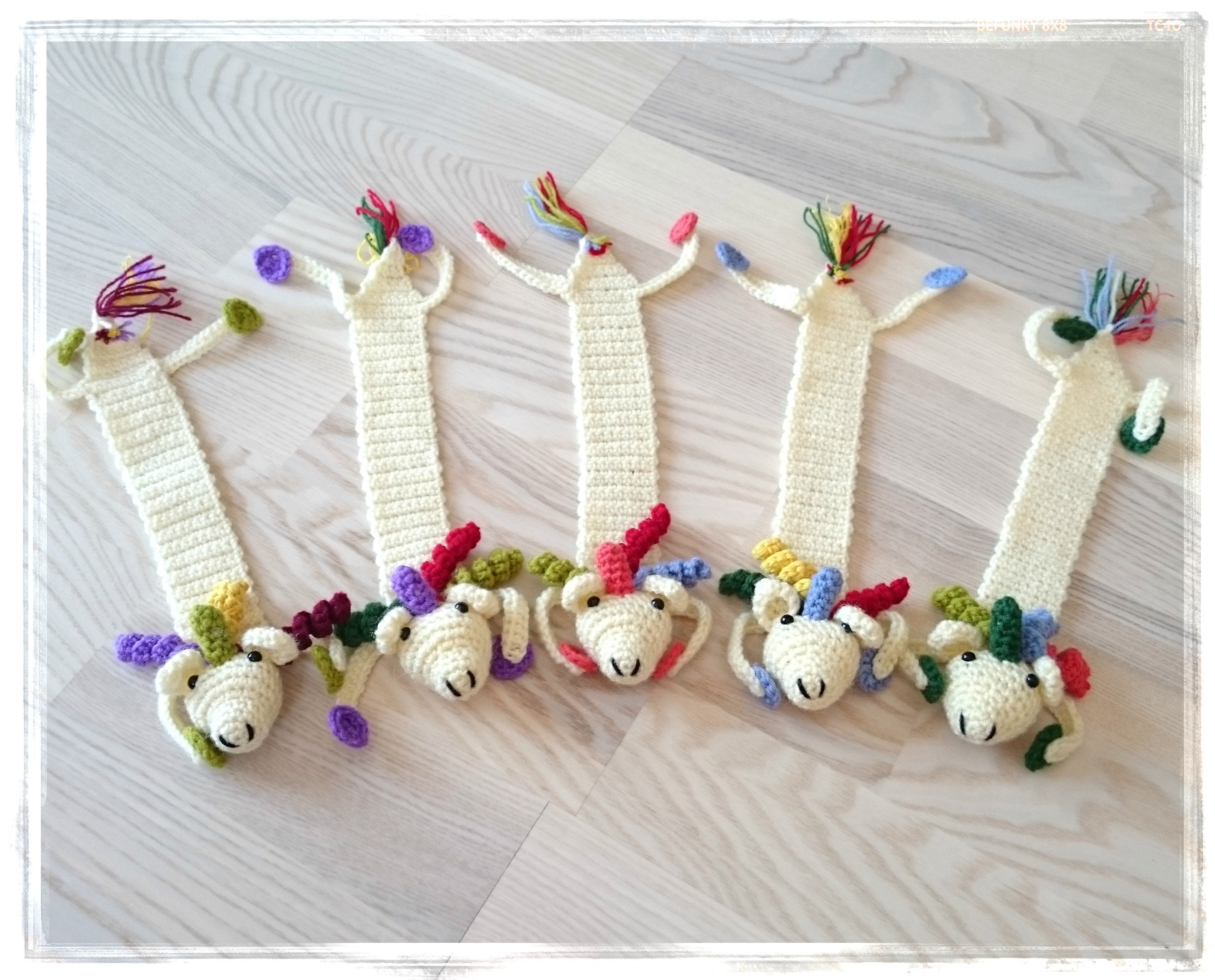 Einhorn Lesezeichen Einhorn Bibel Tab Häkeln Strick Akzent Etsy