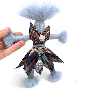 Voodoo Schutz Poppet Spiritualität Zauber Puppe für Altar, Voodoo Spirit Doll, Altar Figurine, Sacret Selbstaffirmation Poppet, Haus Geschenk