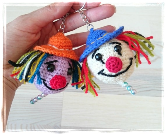 clown amigurumi