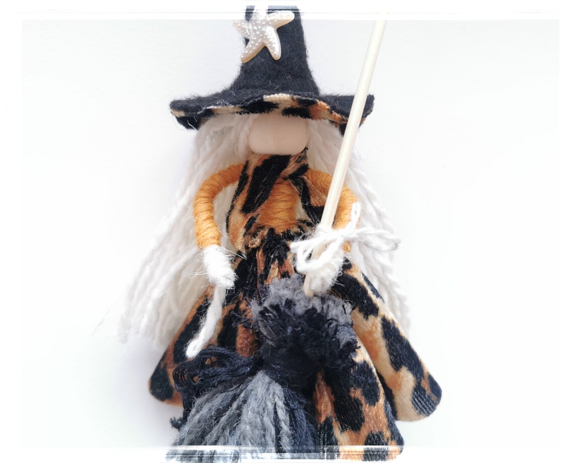 Kitchen Witch Doll New Home Gift Fairy Witch Figurine Doll | Etsy